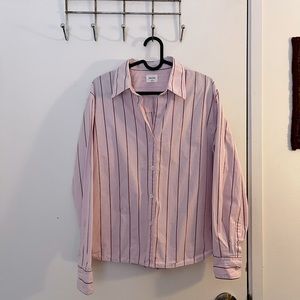 Aritzia Wilfred Cotton Poplin Button-up Shirt